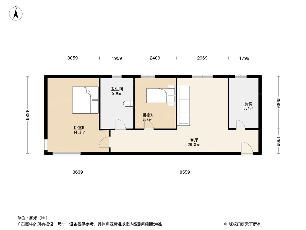 华润橡树湾香润轩户型图