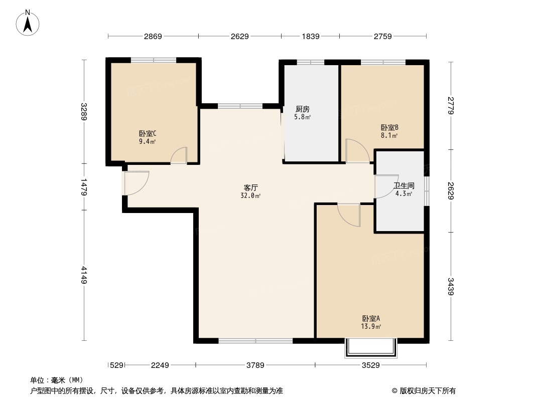 星河时代别墅户型图