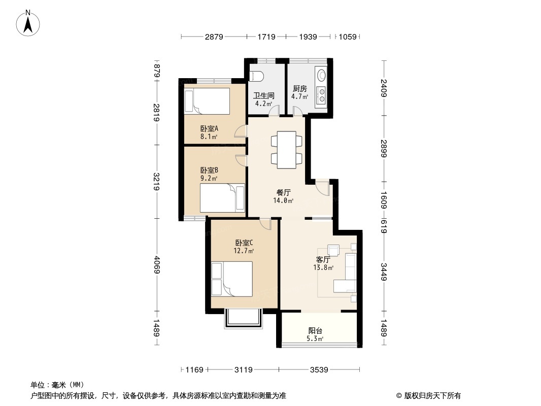 金海京江花园户型图