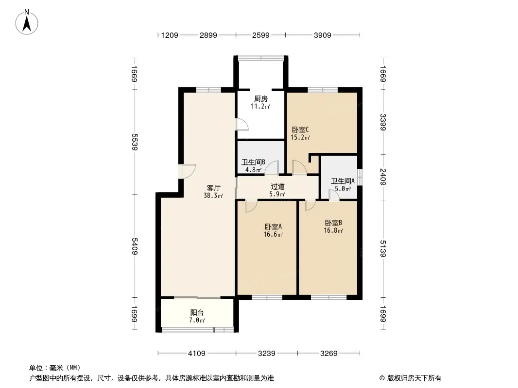 滨海人家二期户型图