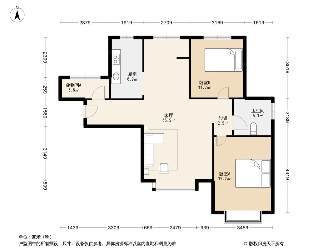 旺城温莎郡别墅户型图