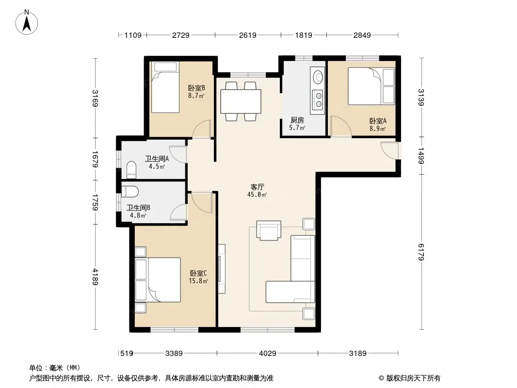 力高阳光海岸别墅户型图