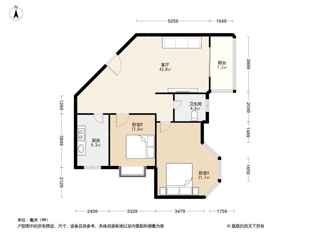 睿智花园户型图