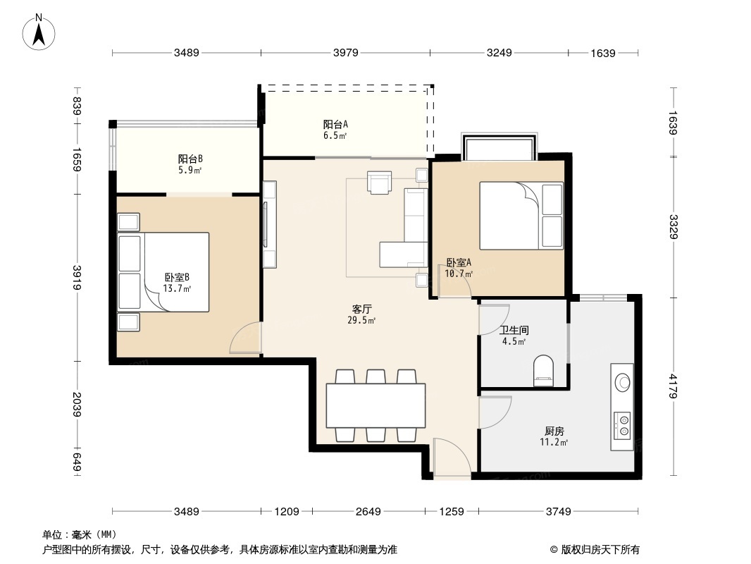 渝复新城丽都户型图