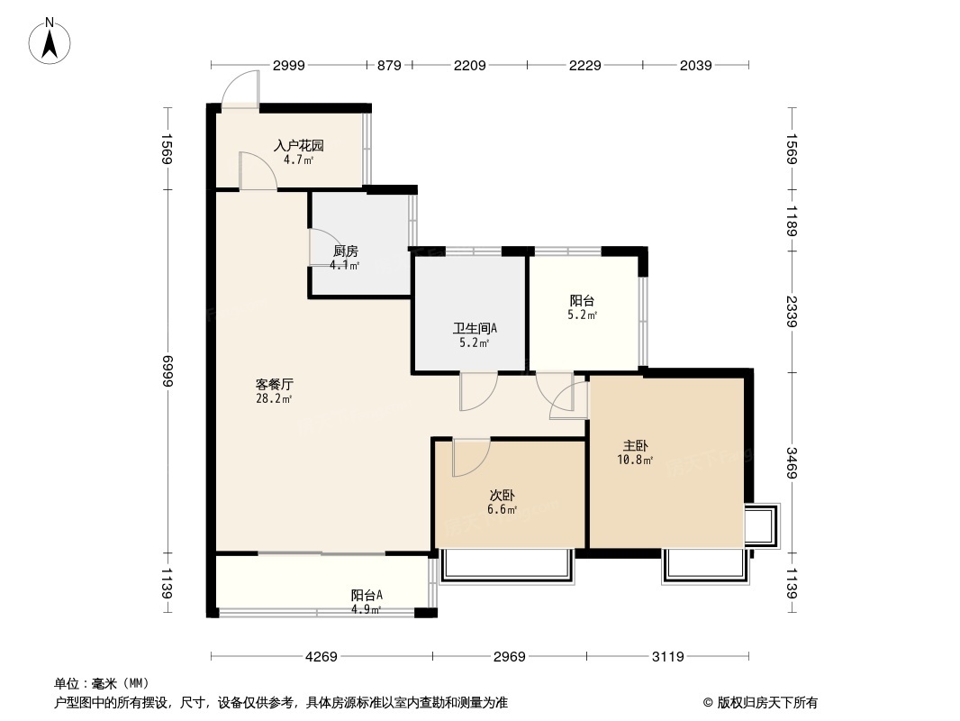 卓达·山水青城户型图