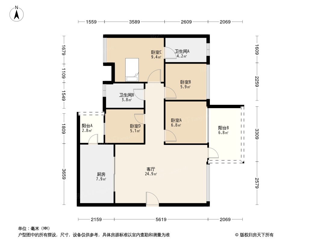 佳兆业城市广场3期户型图