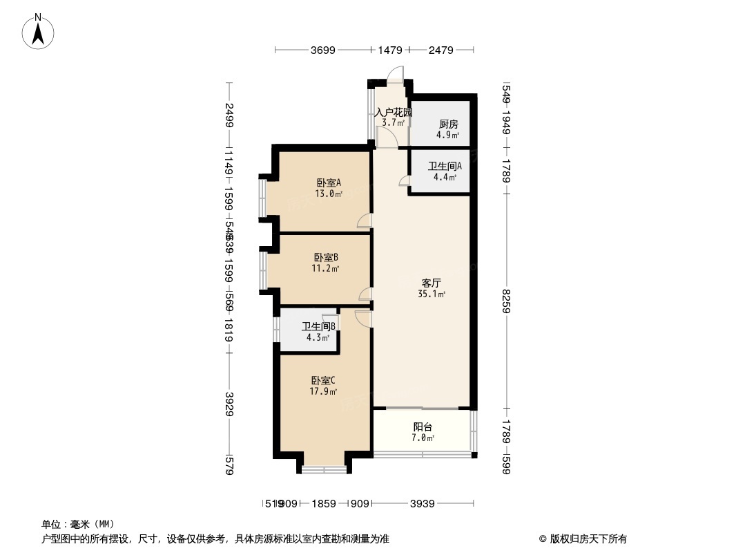 锦康富春御园户型图