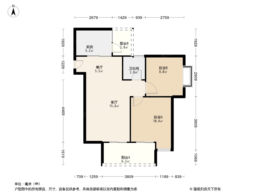 升伟中环广场户型图