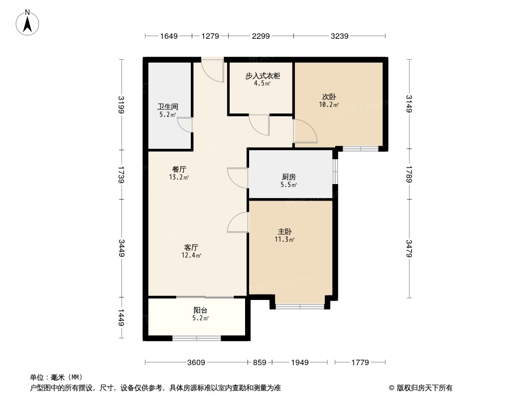 乾城华府户型图