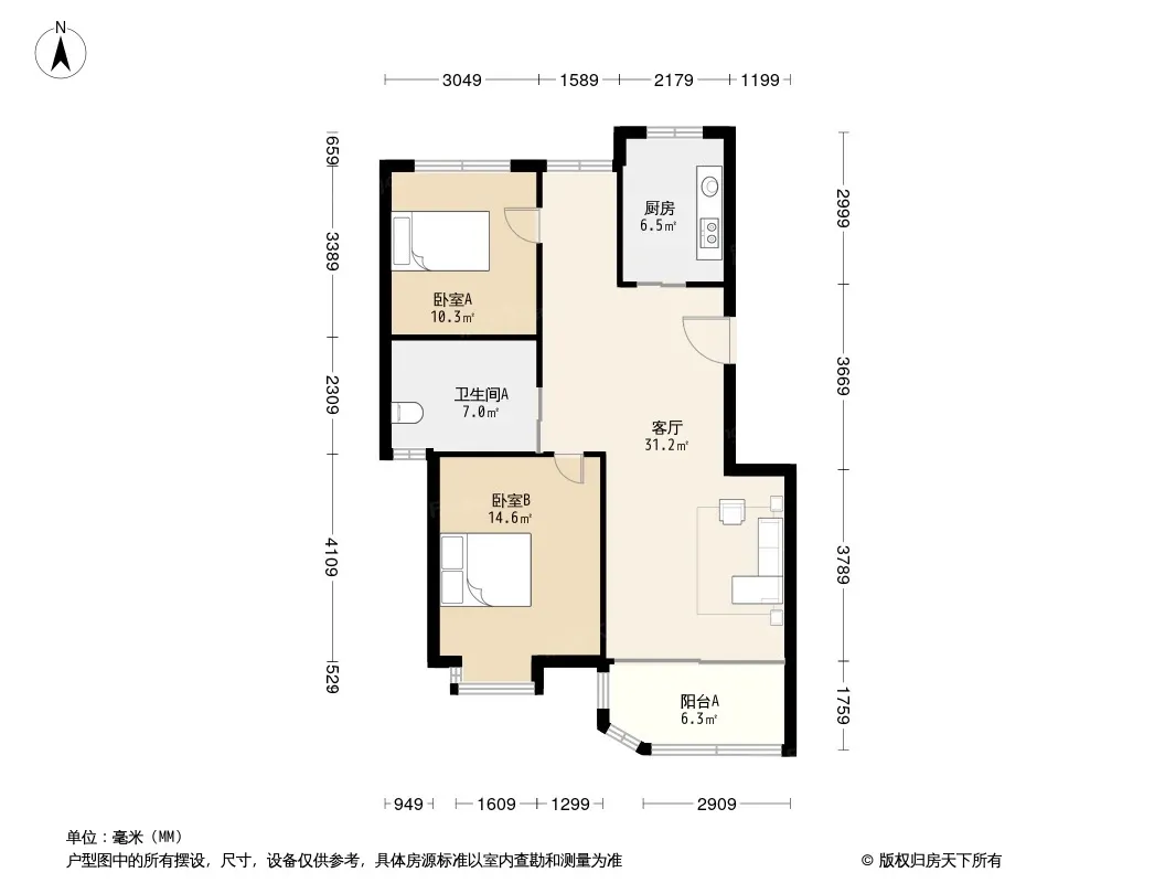 胜丰佳苑户型图