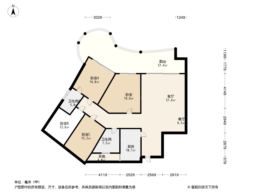 吴王公馆户型图