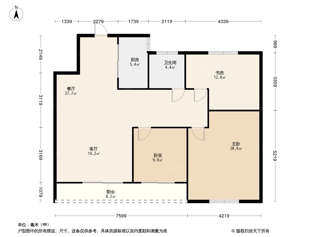 泽信公馆户型图