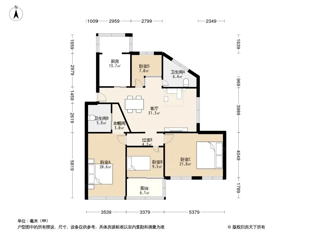 向阳苑户型图