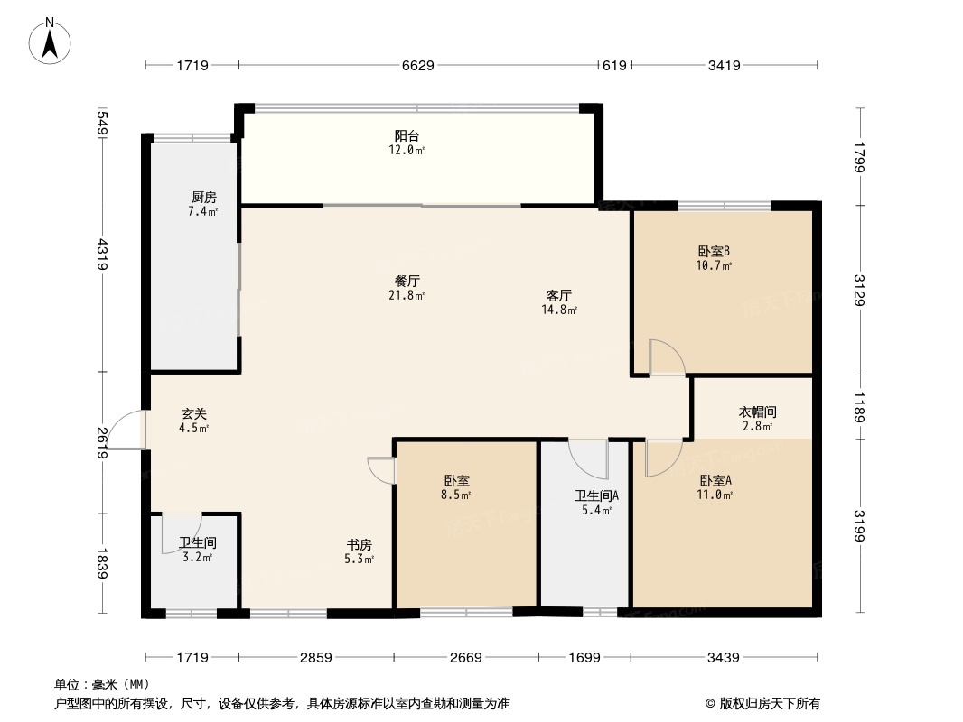 中南·春风南岸户型图