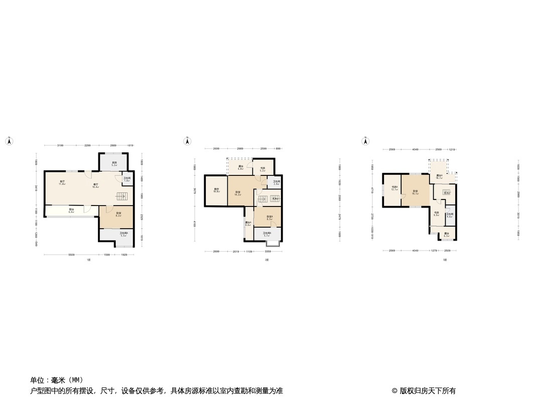 扬州玥珑湖户型图