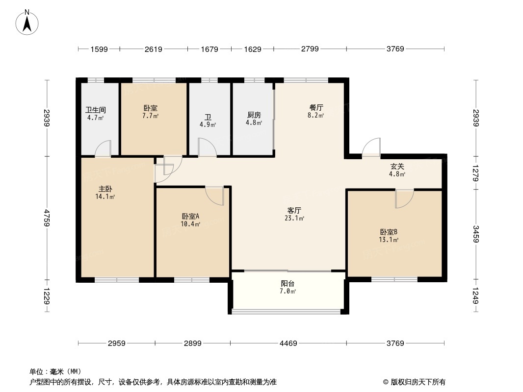 碧桂园玖珑湾户型图