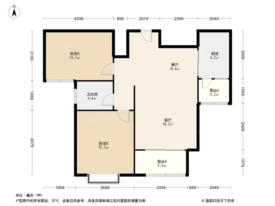 北京宫馆户型图