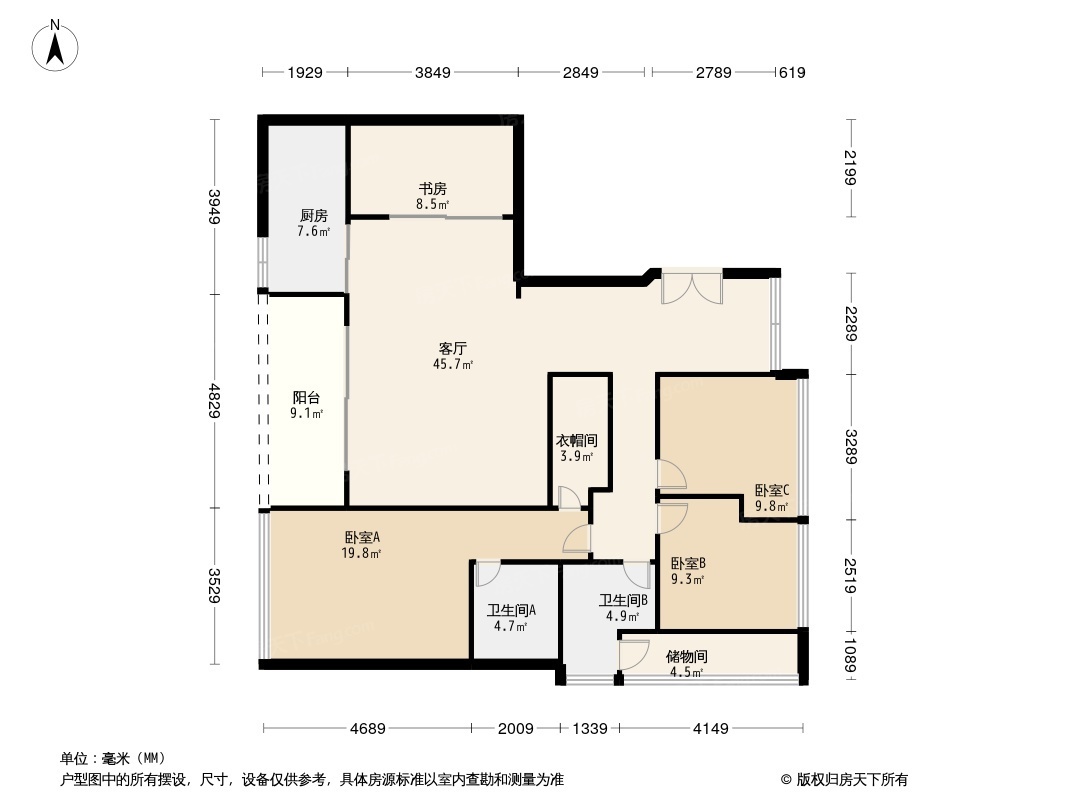 兰江山第户型图