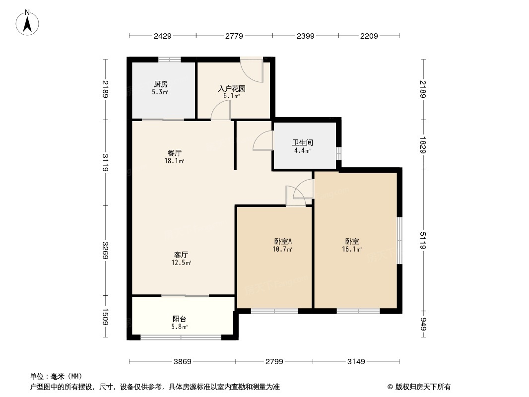 飞洋华府优山郡三期户型图