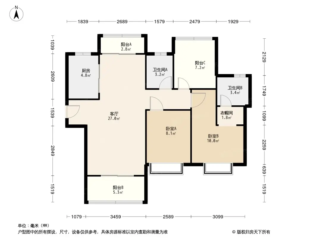 融信·大发·弘阳国樾府户型图