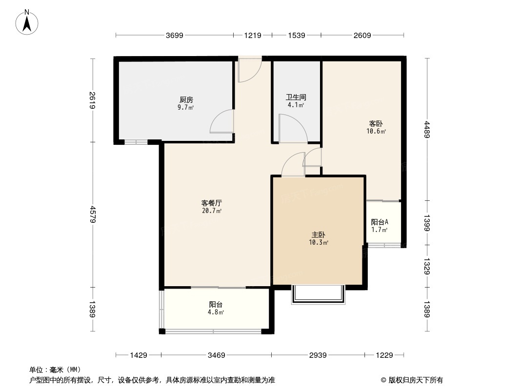 在水一方户型图