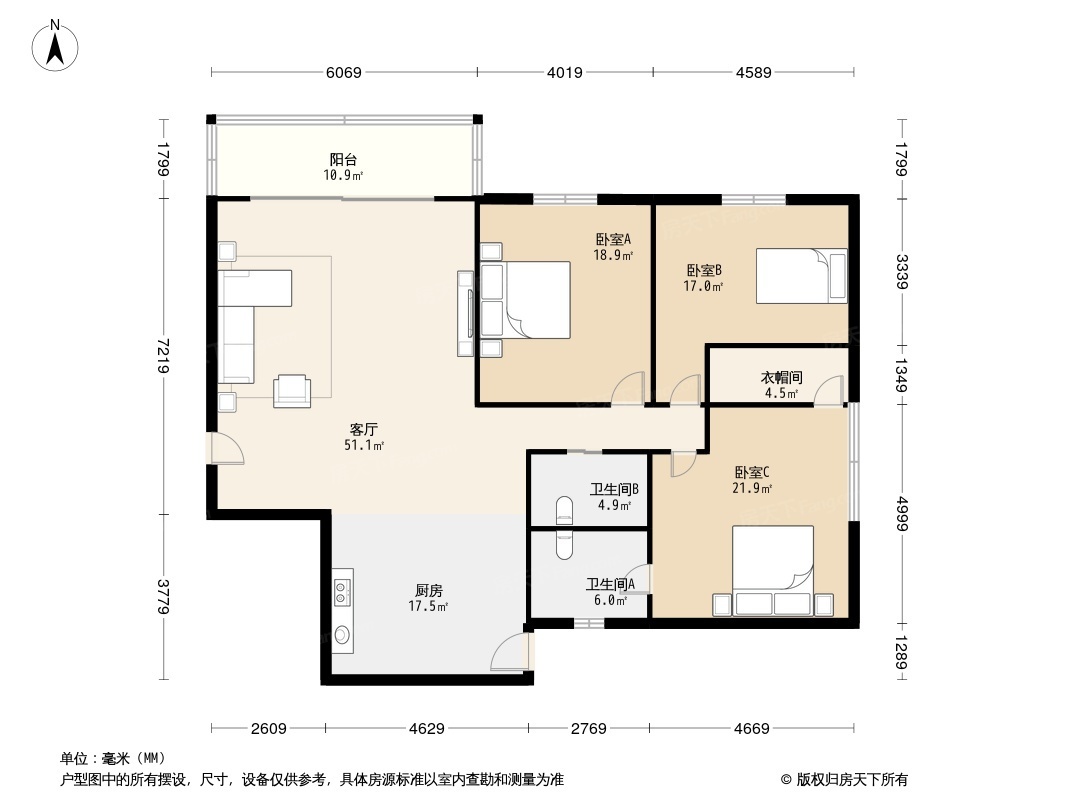 龙泉花园户型图