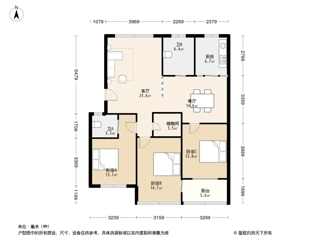 天顺公寓户型图