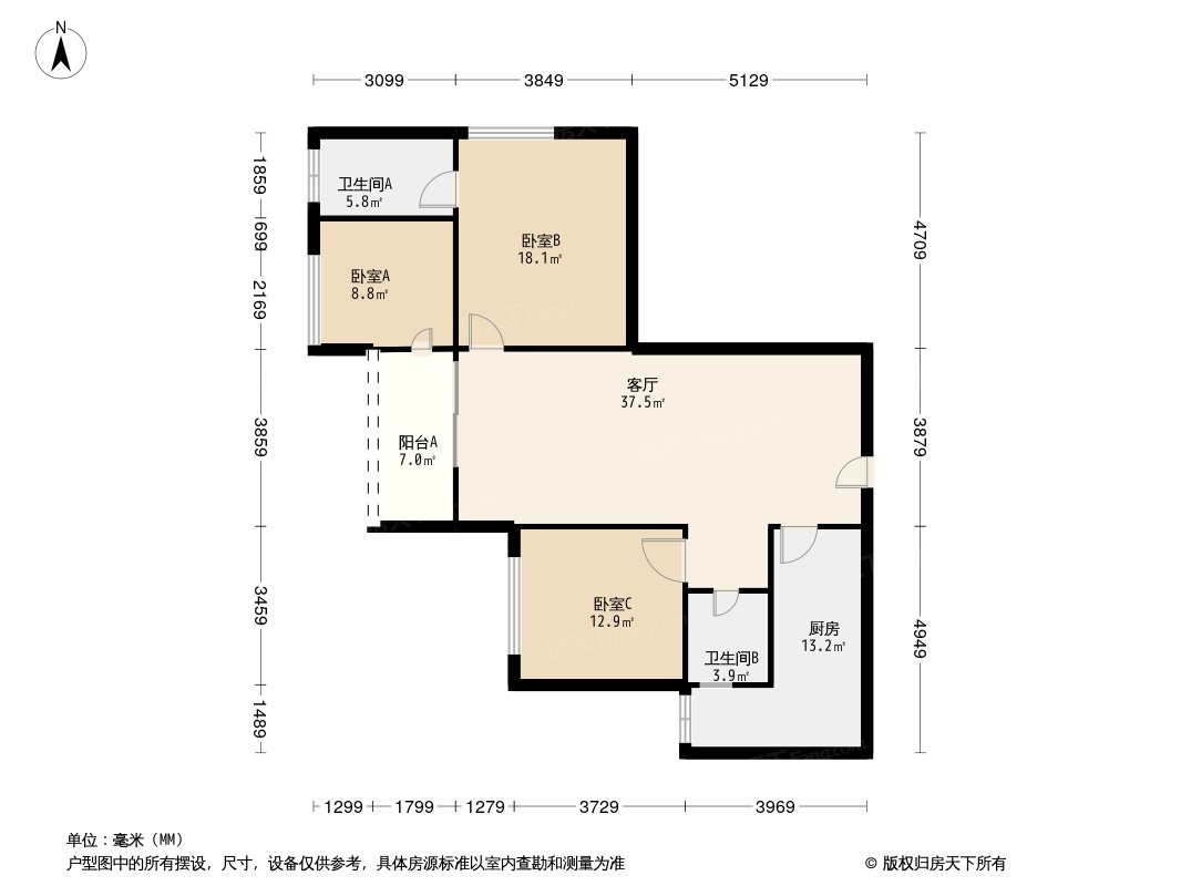 凯川紫依云户型图