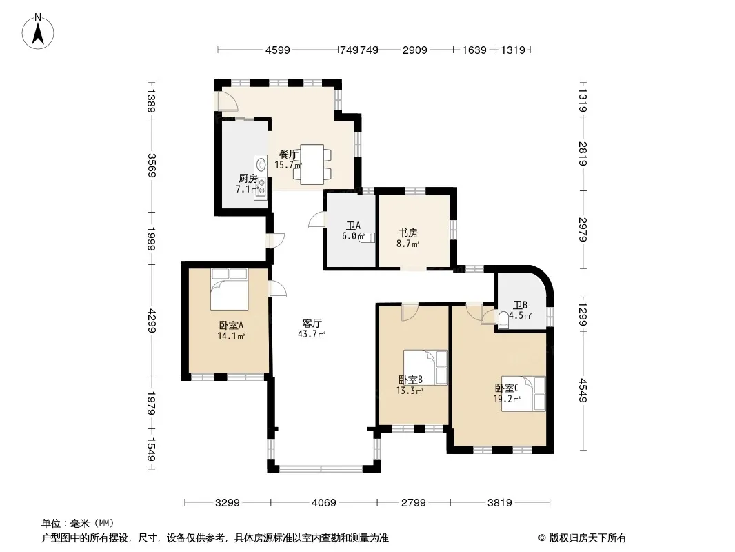 国骅华公馆户型图