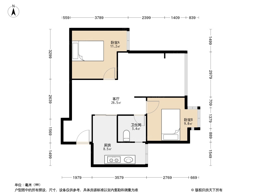 申佳子溪庭院户型图