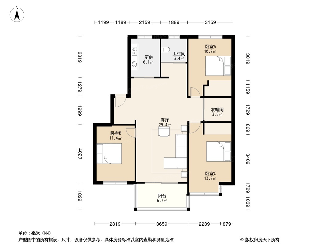 德馨园户型图