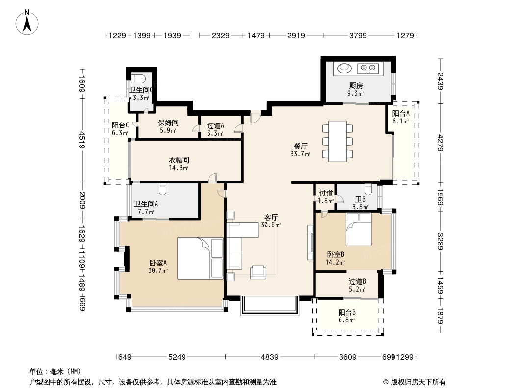 波托菲诺纯水岸七期户型图