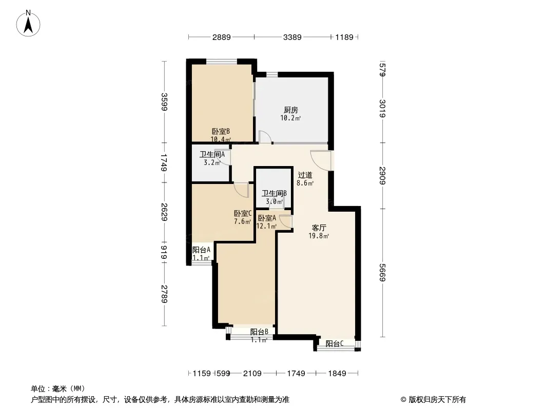 大营盘供电局宿舍户型图