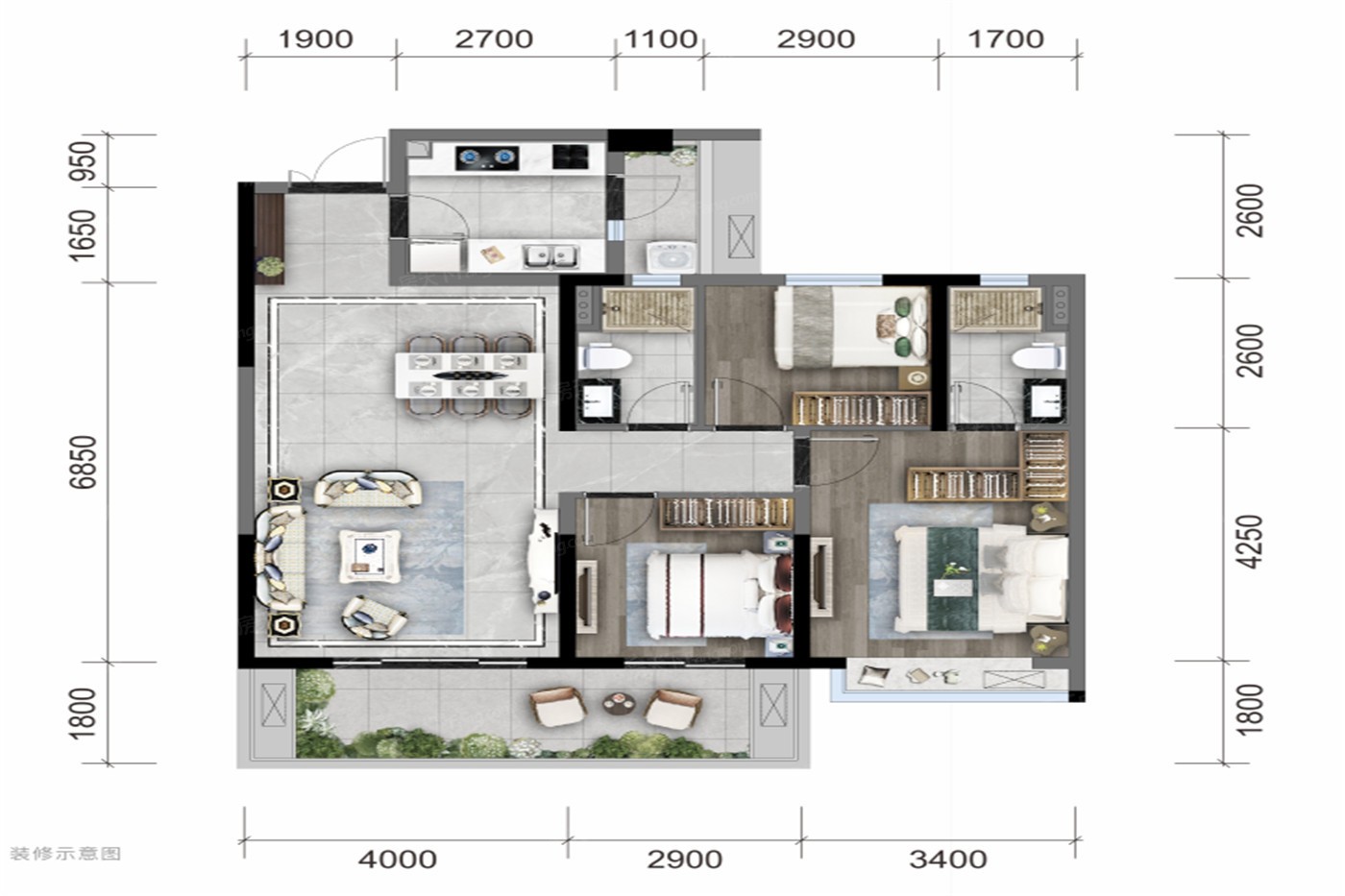 中国铁建·国际城户型图