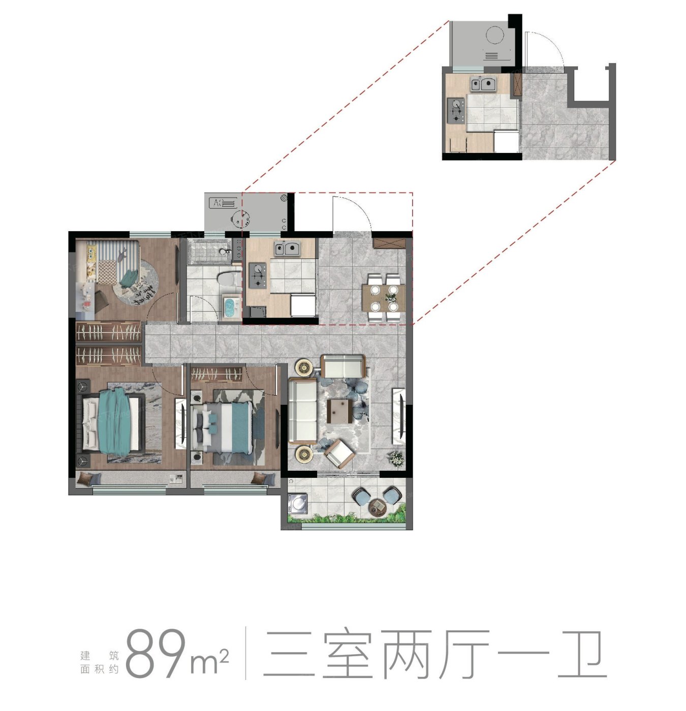 和泰·春和云境府户型图