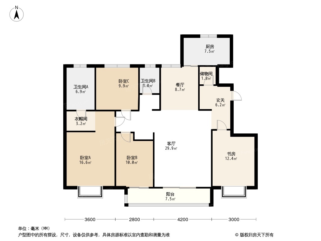 静海万达御府世家户型图