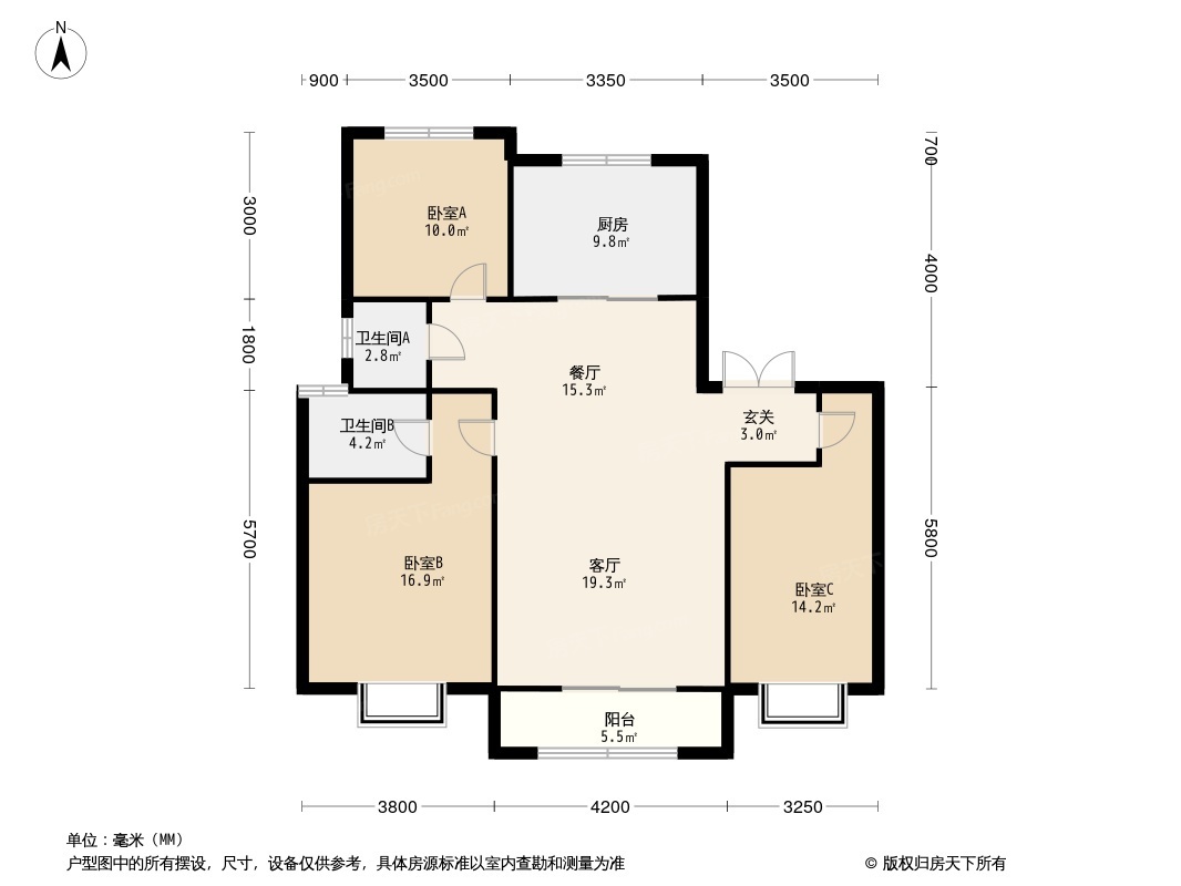 成宁府户型图