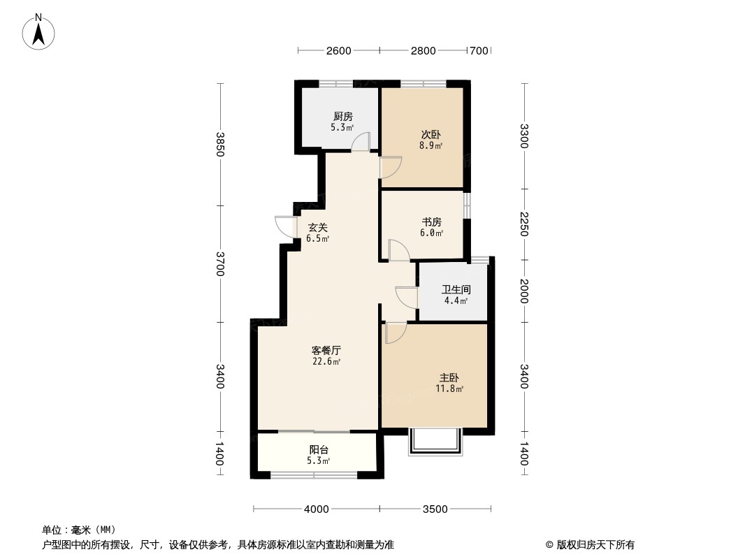 新华联悦澜湾户型图