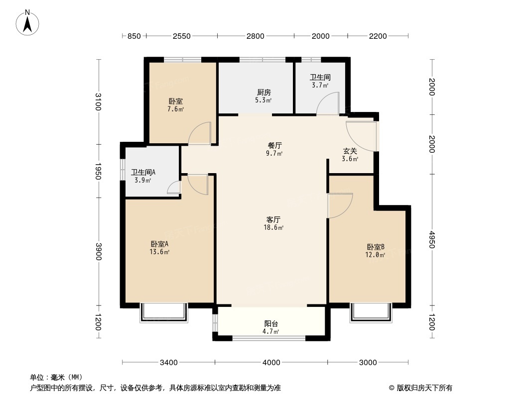 路劲赞成户型图