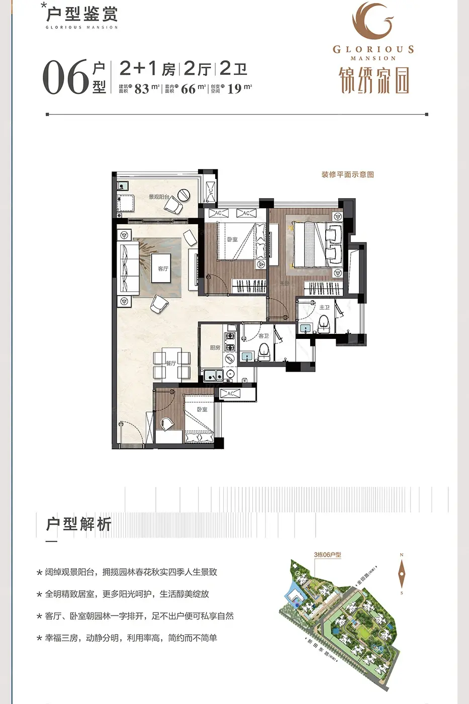 户型图:3号楼06户型