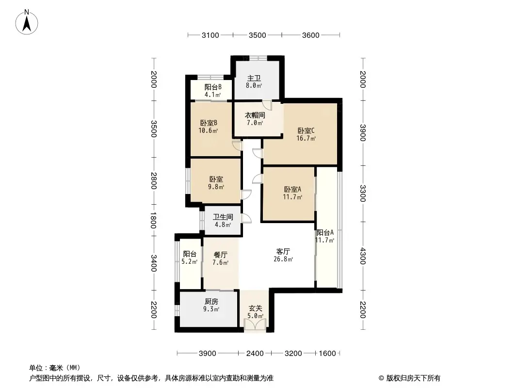 龙湖上城户型图