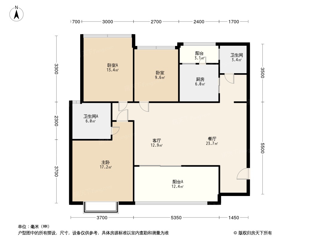 北京城建龙樾湾户型图