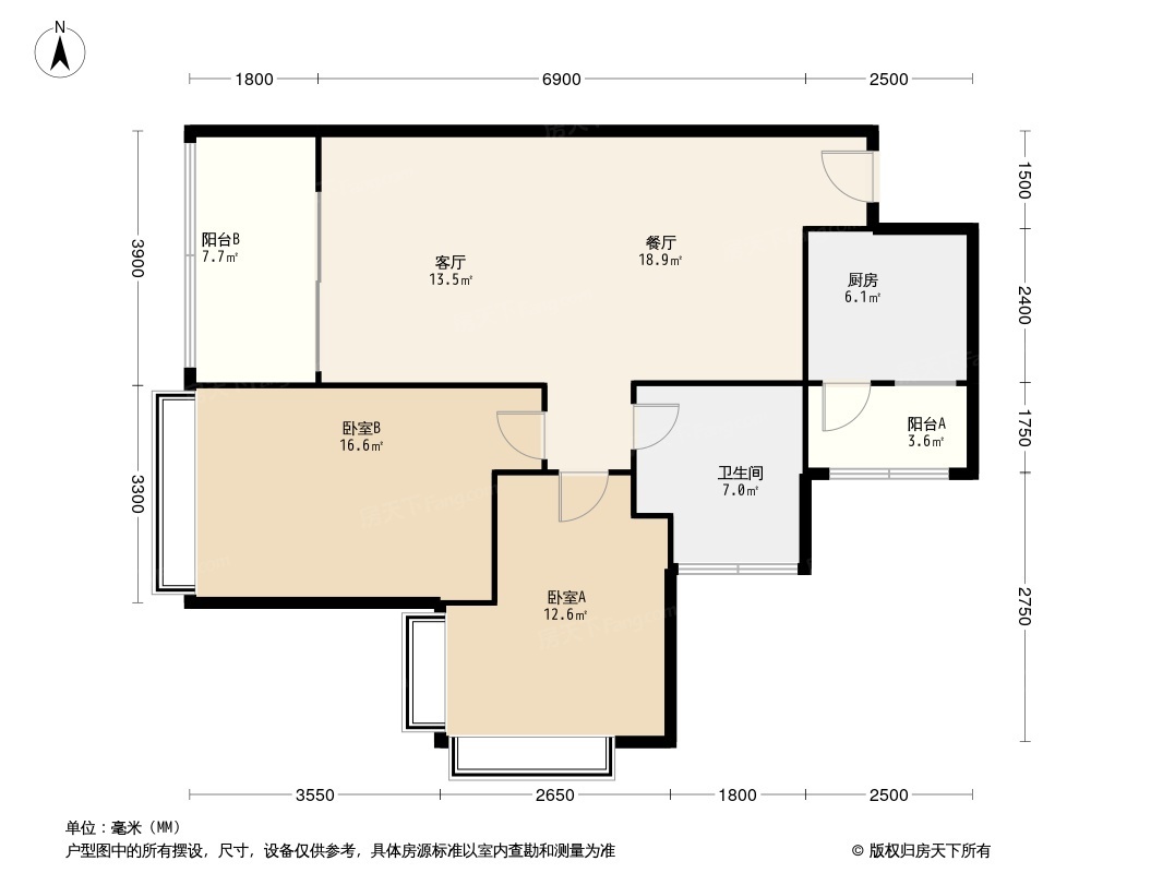 天健天骄北庐户型图