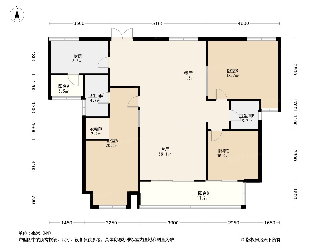 电建地产洺悦府户型图