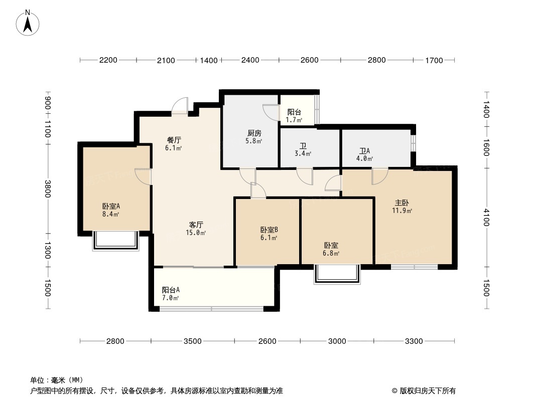 东原·江山印月户型图