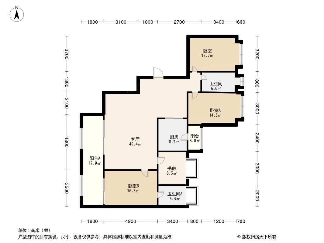 云上观邸项目户型图