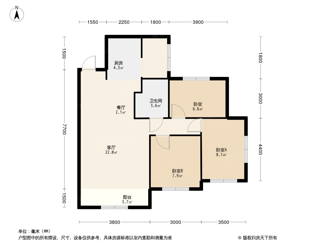 经典西悦城户型图