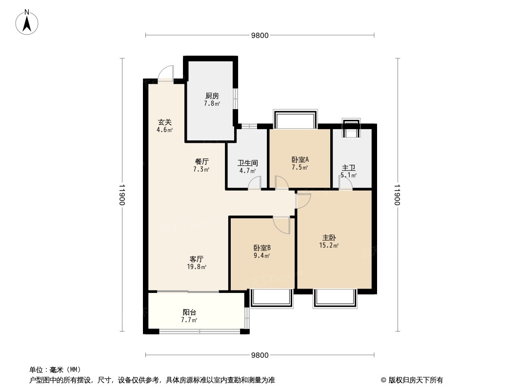 保利庭瑞·阅江台户型图