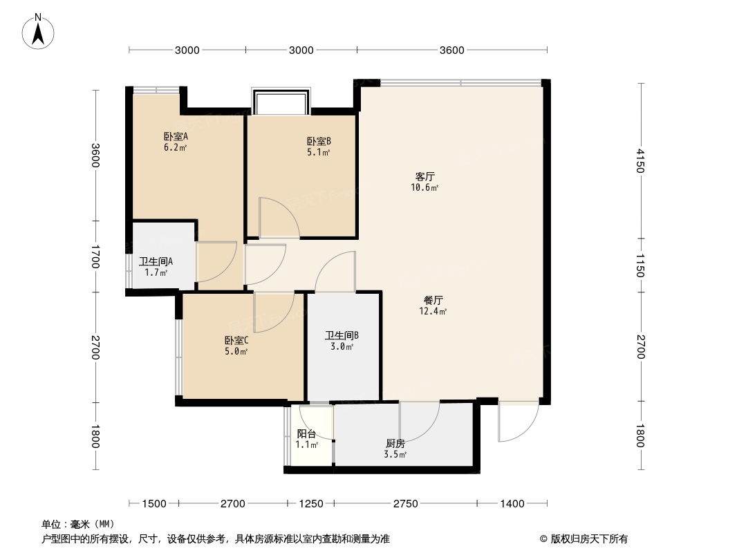 中铁奥维尔户型图