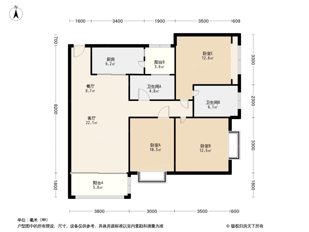 玲珑庭户型图